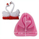 3D Couple Swan Fondant Mould