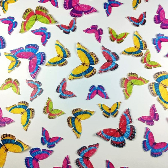 Patchy Wafer Butterfly Mix Sizes WPC - 27 - Tastycrafts