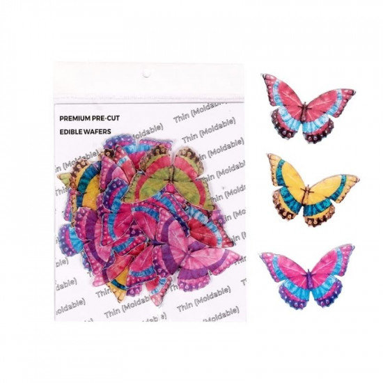 Patchy Medium Size Wafer Butterfly WPC - 25 - Tastycrafts