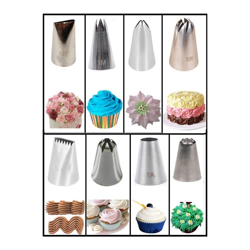 110 Pieces  Baking Decorations Supplies Nozzles Piping Tips Fondant  Turntables Stand Dessert Cake Decorating Tools Set - Buy 110 Pieces   Baking Decorations Supplies Nozzles Piping Tips Fondant Turntables Stand  Dessert