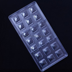 Square Shape Polycarbonate Chocolate Mould