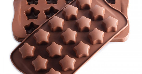 Fluted Round With Flower Silicone Chocolate Mould