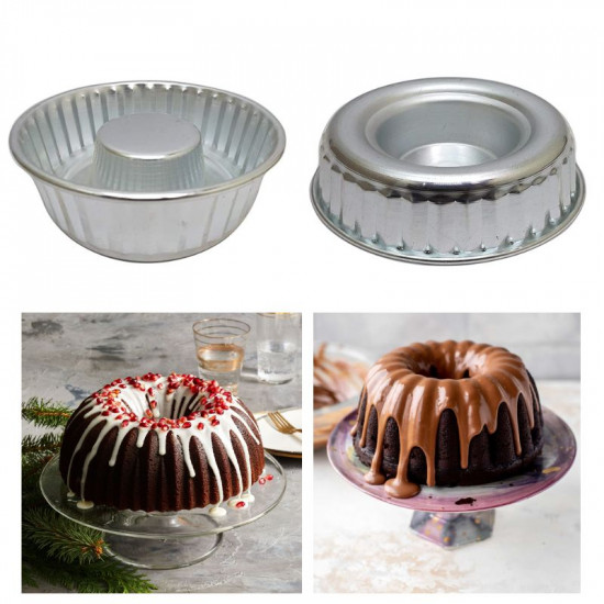 Aluminum Bundt Cake Pan, Green Bundt Pan, Collectible Bakeware