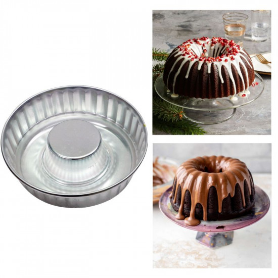 Aluminium Ring Cake Pan | Bundt Mould (8.5 Inch)