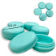 Artificial Macaron Cookie for Cake Decor - Blue (Set of 5)