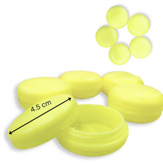 Artificial Macaron Cookie for Cake Decor - Lemon (Set of 5)