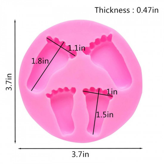 Baby Feet Silicone Mould