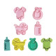 Baby Shower Fondant & Cookie Cutter 4 Pcs Set