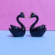 Swan Miniature Black (Set of 2)