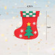 Christmas Decoration Sock Cake Topper