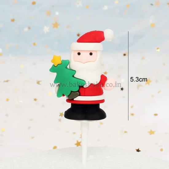 Christmas Decoration Santa Claus Cake Topper Style 3