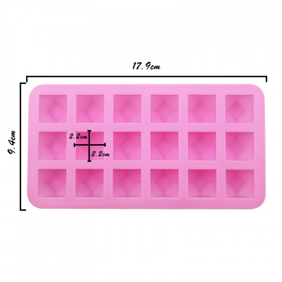 RYCORE Diamond Silicone Mold for Crafting Chocolates, Candies & Luxurious Desserts