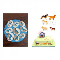 Dog Cutter Set of 9