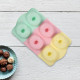 Donut 6 Cavity Assorted Designs Silicone Mould