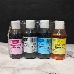 Edible Inks Set for Photo Cakes CMYK - Sugar Shine India