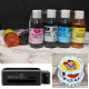 Edible Inks Set for Photo Cakes CMYK - Sugar Shine India