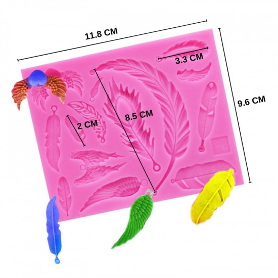 Feather Angel Wings Mix Silicone Mould