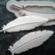 Feather Shaped Silicone Fondant Mould 2 Pcs