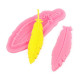 Feather Shaped Silicone Fondant Mould 2 Pcs