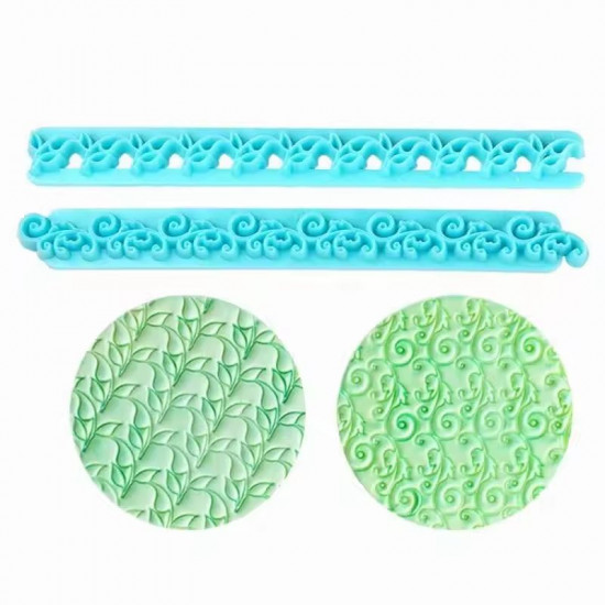 Cake Border Fondant Cutter (Design A) Set of 2