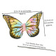 Giant Paper Butterfly Cake Topper - Pastel Colours