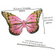 Giant Paper Butterfly Cake Topper - Pink