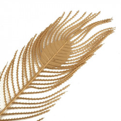 Gold Peacock Feather Cake Topper