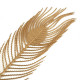 Gold Peacock Feather Cake Topper