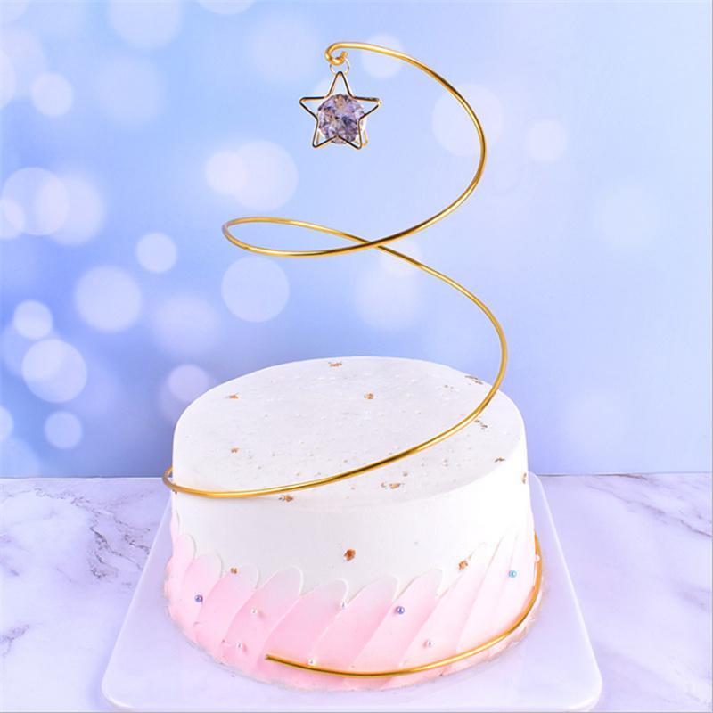 Spiral Birthday Cake topper – KnK krafts