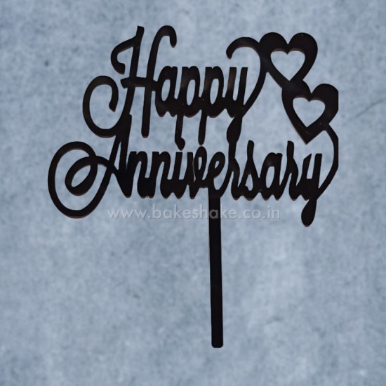 Happy Anniversary Acrylic Cake Topper (ACT-46)