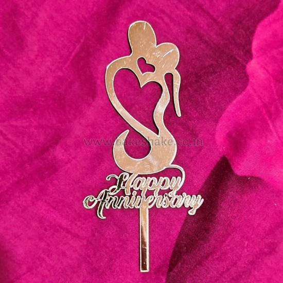 Happy Anniversary Acrylic Cake Topper (ACT-92)