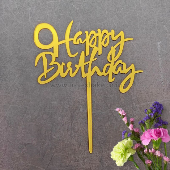 Milestone Birthday Acrylic Cake Topper | Twenty-Seven