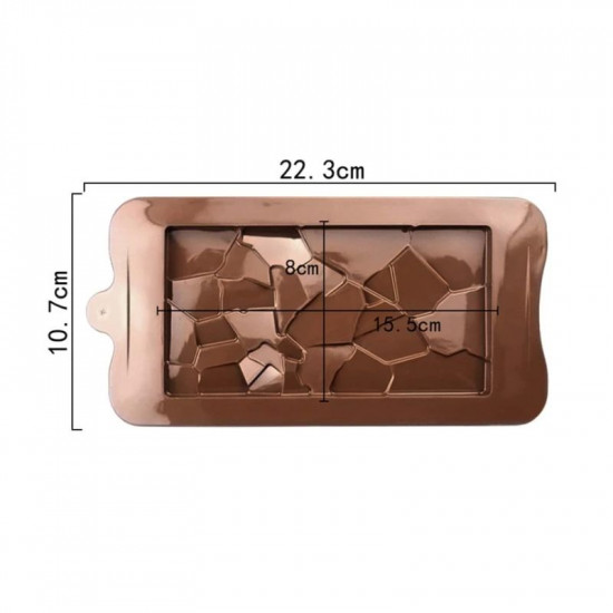 Silicone Brown Flower Chocolate Mold, Rectangular at Rs 75/piece in  Coimbatore