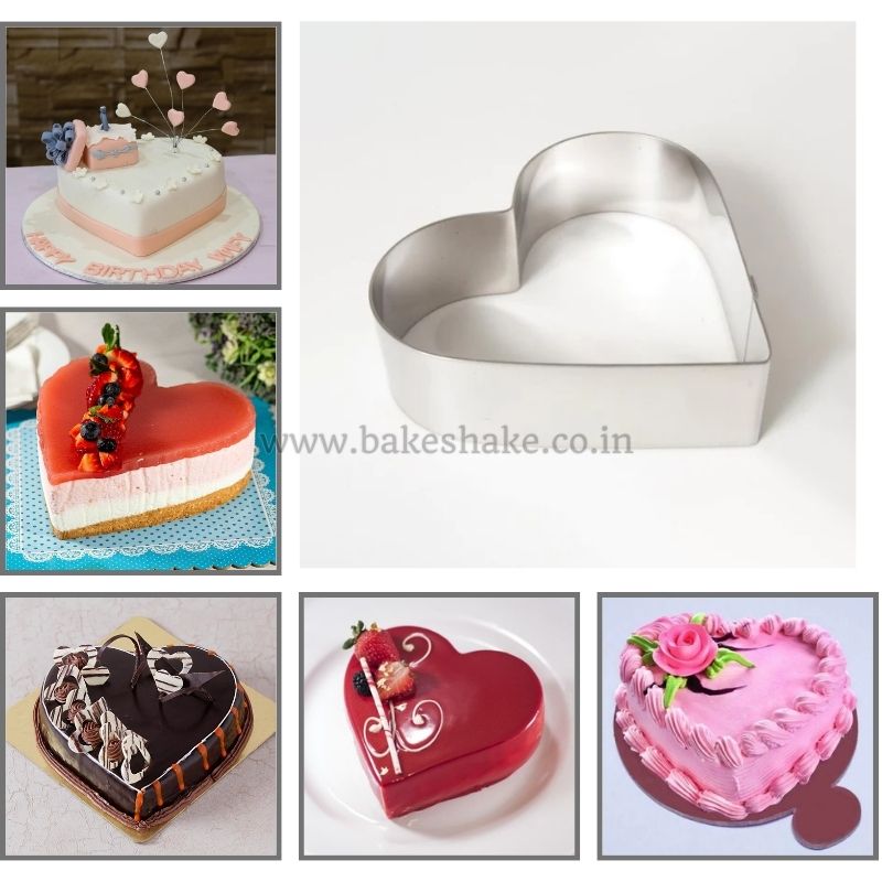 Strawberry Heart Shape Cake - Asansol Cake Delivery Shop