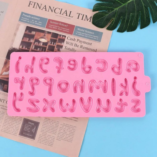 Lowercase Alphabet Silicone Chocolate Mould