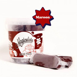 Maroon Sugar Paste (1 Kg) - Magiculata