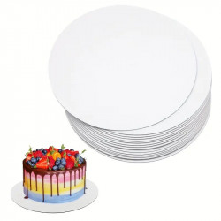 MDF Cake Base - White 10 Inches (Set of 10)