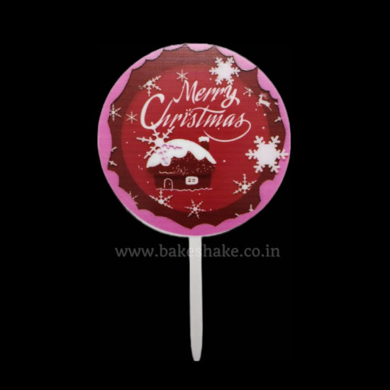 Personalised 'Christmas at the ...' Cake Topper – Burnt Island Occasions LTD