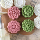 Moon Cake Mould / Cookie Press Stamp - 4 Unique Flower Design