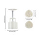 Moon Cake Mould / Cookie Press Stamp - Flower and Shell Design