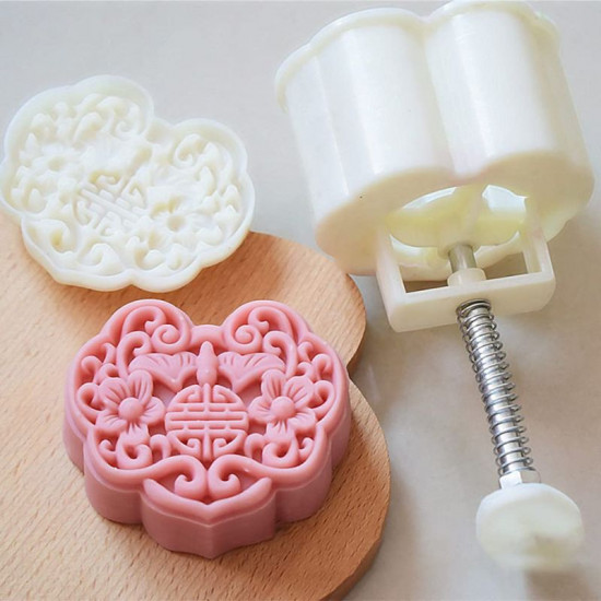 Moon Cake Mould / Cookie Press Stamp Exquisite Design