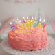 Multi Colour Happy Birthday Letters Candle