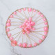 Pink Pearl Crown Cake Topper