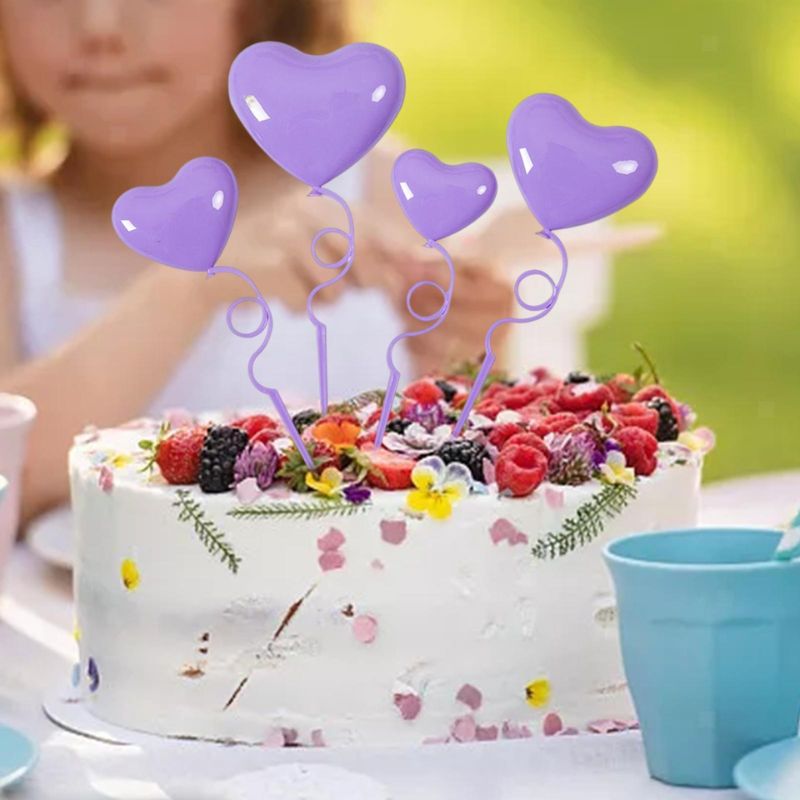 Fake Cake Purple and Black Heart Cherries and Candy Hearts - Etsy