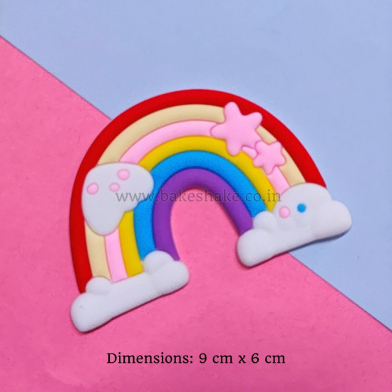 Rainbow Cake Topper Set of 2 (Design 1)