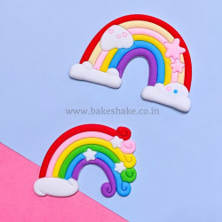 Rainbow Cake Topper Set of 2 (Design 1)