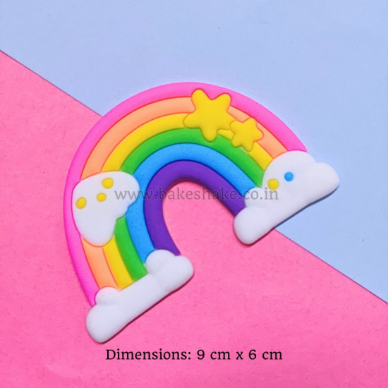 Rainbow Cake Topper Set of 2 (Design 2)