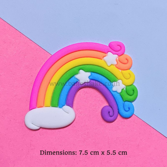 Rainbow Cake Topper Set of 2 (Design 2)