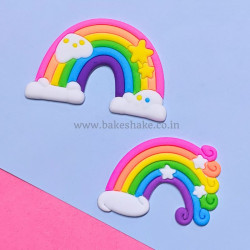 Rainbow Cake Topper Set of 2 (Design 2)
