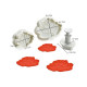 Rose Shape Plunger Cutter Set of 3 Pieces